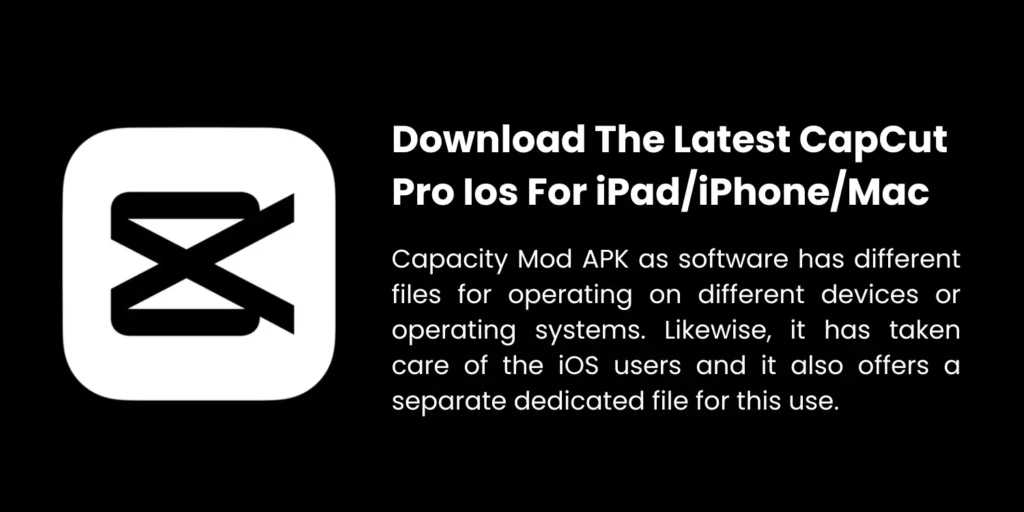 Download The Latest CapCut Pro Ios For iPadiPhoneMac